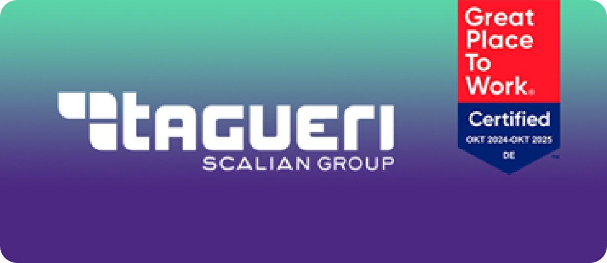 Tagueri Great Place to Work 2025 Tagueri Great Place to Work Auszeichnung 2025